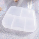 1pc Pills Medicine Box Case Storage Organizer Holder 5 Slots TranspaS Gw