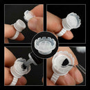 100 Eyelash Extension Plastic Glue Cups/Ink Caps Adhesive/Tattoo Pigment  JKN