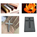 2Pcs Graphite Casting Ingot Mould Mold Crucible Melting Refining Scrap Tool
