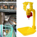 10pcs Poultry Hanging Cup Drinking Fountains Birds Water Bowl Nipple Red A