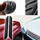 2Pcs Car Anti-Scratch Strip Anti-Collision Stickers,Black