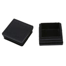 40mm x 40mm Plastic Square Tube Inserts End Blanking Caps Black 10 Pcs S3B8