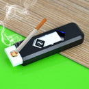 USB Rechargeable Electric Battery Flameless Lighter Windproof Random U6I6