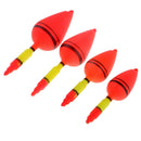 4x Professional Vertical Buoy Bobber Luminous Light Stick Float for Sea Rock