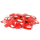 Key Ring Tags (50PCS red) E7M5
