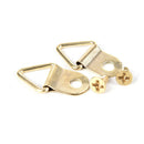 100X Picture Frame Hanging Triangle D Rings Frames Hanger Hooks with Screw FT