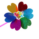 Colorful Sequins Windmill Wind Spinner Home Garden Yard Decoration Kids To OZ