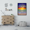 Diamond Painting Beach Sunrise 5D DIY Full Round Drill Wall Picture 30x40cm