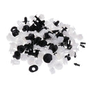 100Pieces Car Body Interior Rivet Retainer Fastener Clip for Citroen Peugeot