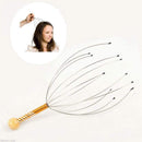 Stainless Steel Head Neck Scalp Scratch Massager Manual Massage Stress Release M