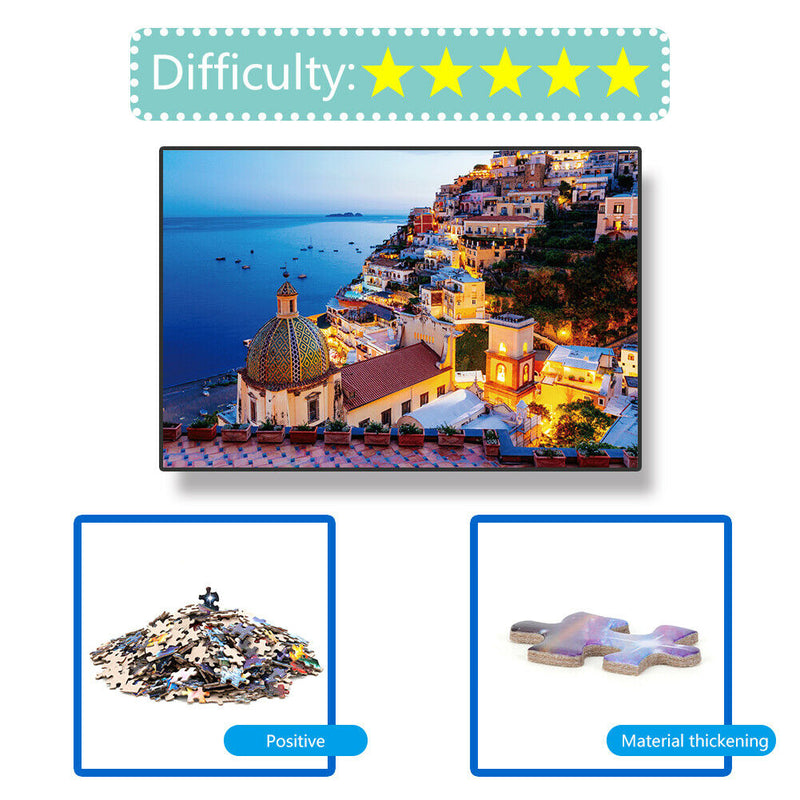 1000pcs DIY Building Picture Puzzles Educational Learning Assembling Toys