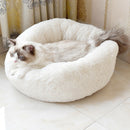 Long Plush Super Soft Pet Bed Kennel Dog Round Pet Winter Warm Sleeping Bag