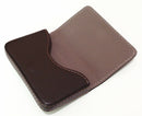 Leather Business Card Holder Name Case with Magnetic Shut Coffee