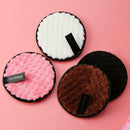4PCS Reusable Cleansing Cloth Pads Makeup Remover Towel Face Cleaner Plush puff
