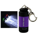 Portable Handheld Mini LED Flashlight Keychain for Hiking Night Party Purple