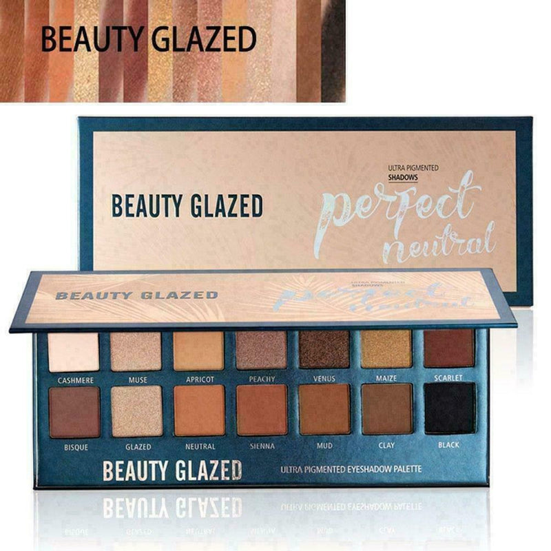 14 Colors Shimmer Eye Shadow Powder Palette Matte Eyeshadow Makeup Beauty T C5X8