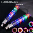 5-LED Bicycle Wheel Tire Valve Light Bar Neon Lights Spoke Lamp Motorcycle AU