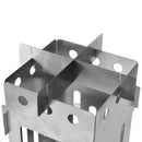 Camping Backpacking Stove Portable Folding Wood Burner Lightweight Stainless