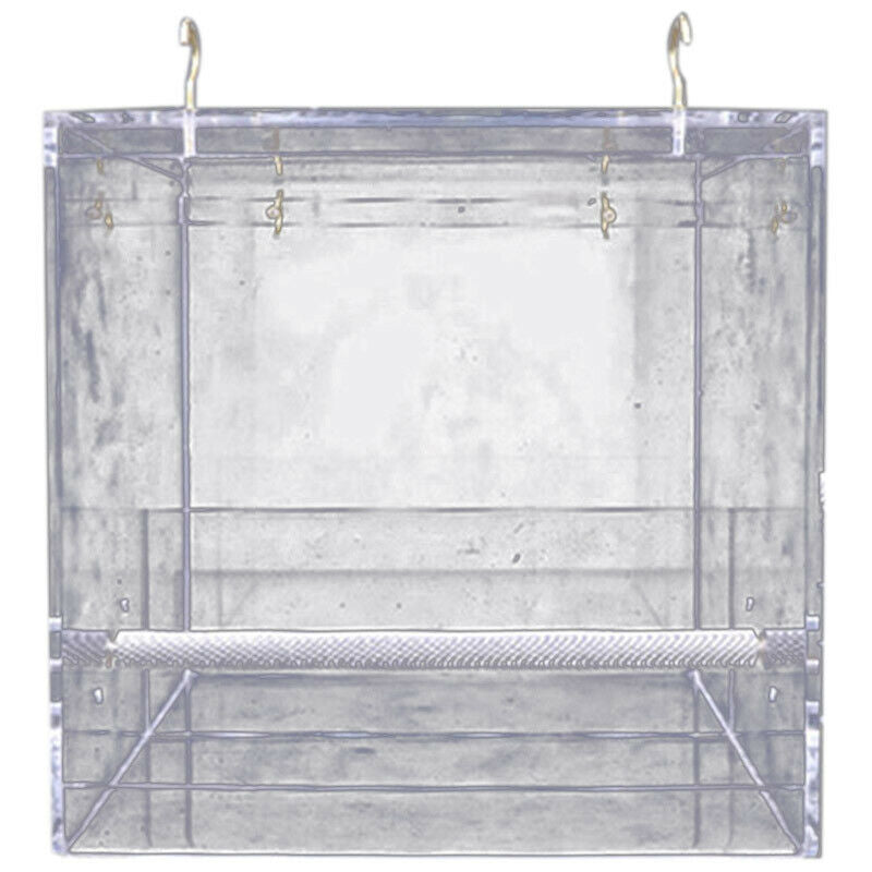 Automatic Parrot Bird Feeder No Mess Feeding Device Seed Food Container for L4K5