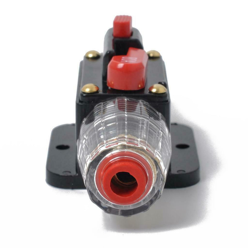 100A InLine DC Circuit Breaker Manual Reset Stereo/Audio Car/RV Fuse Holder