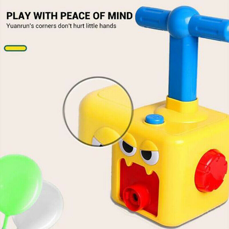 Fun Inertia Balloon Powered Car Toys Aerodynamics Inertial Power Kids Gi Gw
