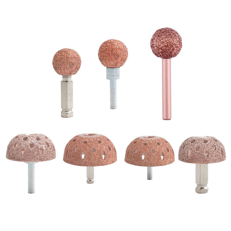 Car Tire Repair Grinding Head Coarse Grit Buffing Wheel With Linking Rod Ti