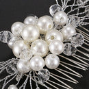Crystal Flower Faux Rhinestone Wedding Bridal Flower Hair Clip Hairpin Part J9I2