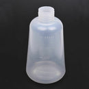 Red Cap Clear White Plastic Laboratory Measuring Squeeze Bottle 500ml P9L6