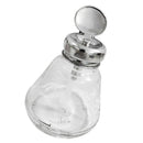 Empty Nail Polish Makeup Remover Pump Dispenser Glass Push Down Press Bottl F2B6