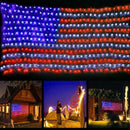 LED Flag Net Light American String Light For Festival Indoor Outdoor Decorat Gw