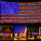 LED Flag Net Light American String Light For Festival Indoor Outdoor Decorat Gw
