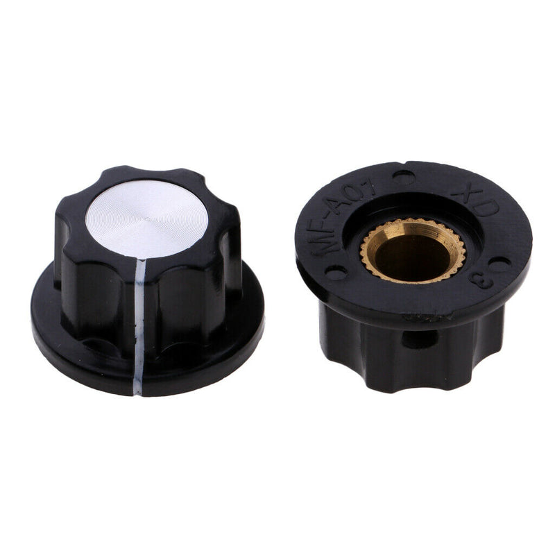 50 Pieces Insert Shaft Plastic Potentiometer Rotary Knob Pots Rotary Cap