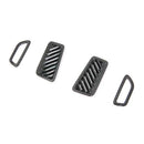 Car Styling Carbon Fiber Color Interior Front Dashboard Upper Ac Vent Cover