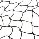Black Latex Bungee Cargo Net Strech Luggage Netting and 12 Adjustable Plastic