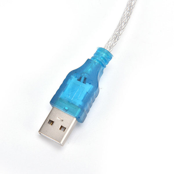 1.5m USB to RS232 Serial 9Pin DB9 Female Converter Adapter Cable Win XP/7/8/10 &