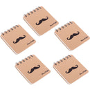 Lovely Exquisite Student Mustache Series Beard Notebooks Note Pad Diary Memo