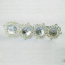 12PCS Diamond Napkin Ring Serviette Holder Wedding Dinner Banquet Decor I3D O4B5