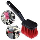 Plastic Car Wheel Brush Tire Cleaner with Handle Detailing Motorcycle Clean R0C8