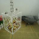 Parrot Bird Cage Feeder Hang Foraging Toys Pet Treat Hunt Macaw Cockatoo Budgie~