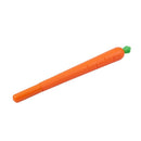 4 pcs Novelty Carrots Pen plastic Black ink Cute Vegetable for office and s Q1E9