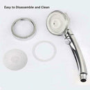 3 In 1 High Pressure Showerhead Handheld Shower Head NEW with ON/Off/Pause V8F7