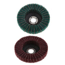 2pcs 10 x 10cm Abrasive Buffing Pad Polishing Wheel Sanding Grinding Wheel