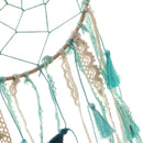 Dream Catcher - Linen Tassel Ring Girls Kids Nursery Dreamcatcher Ring Green