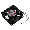 AC 220-240V 0.14A 120mmx120mm Metal Computer CPU Fan Black