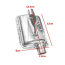 2Pcs 24Mm Steel Exhaust Silencer Muffler For Car Parking Heaters V7A1