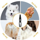 Grooming Clippers Low Nosie USB Rechargable Dog Grooming Kit  White