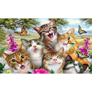 5D DIY Diamond Painting Cat Cross Stitch Embroidery Mosaic Kit Needlework
