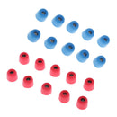 Earbud Memory Foam Eartips Earplug Tips For InEar Headphone 4.5mm Red + Blue