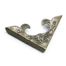 4Pcs 30mm x 4mm Metal Scrapbook Menu Corner Protector Bronze Hardware