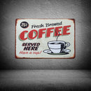20x30cm Retro Metal Tin Sign COFFEE Wall Poster Cafe Pub Bar Home Decor 01